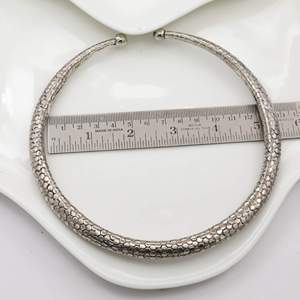Collar Gargantilla de Cadena de Serpiente de Plata 925, Diseño Minimalista, Unisex, para Uso Diario - Product Image 5