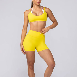 Servicio OEM, Shorts Deportivos para Mujer, Cintura Alta, Transpirables, Ecológicos, Hechos de Poliéster, Mejor Precio en Existencia - Product Image 1