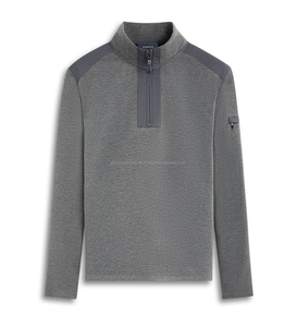 Pull-over homme slim fit pour l'hiver, tissu polyester/coton de haute qualité, couleur et logo personnalisés - Product Image 1