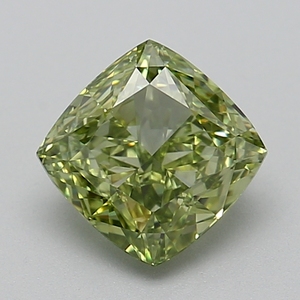 Diamante Cultivado en Laboratorio de Corte Brillante Modificado, Forma Cuadrada Cojín, 1.03ct, Verde Intenso VVS1, Certificado IGI, Diamante Suelto CVD, Venta al Por Mayor - Product Image 1
