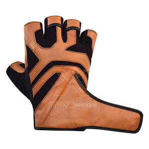 Gants de fitness en cuir à marque privée, meilleure vente, matériau durable, sangle de poignet réglable, antidérapants, unisexe, prix abordable - Product Image 2