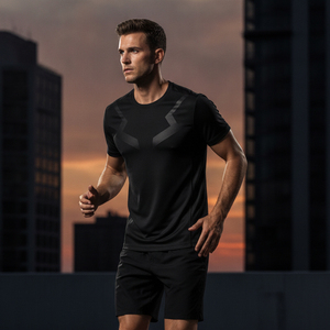 OEM Premium Quality Training <b>T</b> <b>Shirt</b> High Elastic Breathable Workout Top Eco Friendly Gym Wear Quick Dry Sports Clothing - Product Image 5