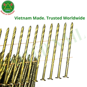 2.3x45mm Pallets Coil Nails for Air Gun with <b>Screw</b> Shank Design For Pallet Making | clavo en rollo - Product Image 1