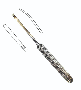 Élévateur chirurgical actif OEM Williger, Raspatory incurvé, Instrument chirurgical ORL, Élévateur périostal pour rhinoplastie nasale, CE - Product Image 1
