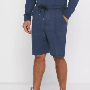 Design Your Own <b>Long</b> Sleeves Hoodie <b>Shorts</b> Set Best Price OEM Design <b>Men</b> Hoodie <b>Shorts</b> Set - Product Image 3