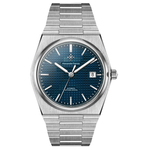 อเล็กซานเดอร์ เฟอร์รอส 5052S/05 นาฬิกาผู้ชายอัตโนมัติกีฬากันน้ำ 38 มม.สแตนเลสสตีลทรงกลมสแตนเลสสีน้ำเงินเข้ม - Product Image 1