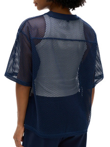 Camiseta de fútbol de malla oversize unisex Y2K transpirable, estilo urbano, top de malla, camiseta oversize de malla de moda urbana - Product Image 5