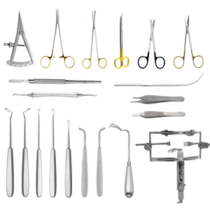 Juego de Instrumentos de Cirugía Plástica para Abdominoplastia y Tummy Tuck, Herramientas Médicas Reutilizables de Acero Inoxidable, Herramientas Médicas Manuales Reutilizables - Product Image 1