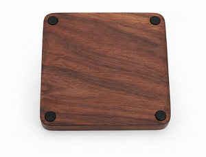 Handmade Durable Polished Eco-Friendly Acacia Wood <b>Square</b> Serving Tray <b>Set</b> for Tea Coffee Snacks Kitchen & Dining - Product Image 3