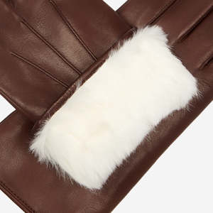 Gants tactiles en cuir véritable, élégants, doux, thermiques, pour l'hiver, décontractés, écologiques, longueur poignet - Product Image 4