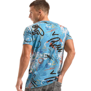 Cropped Box Fit Plain T <b>Shirt</b> Men 280GSM Cotton Heavyweight Blank Tee Wholesale Bulk - Product Image 5