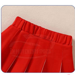 Haute qualité séchage rapide femmes Cheerleading uniforme léger couleur unie Cheerleading uniforme - Product Image 5