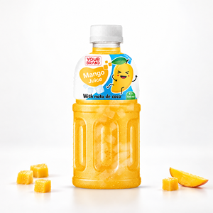 Jus de fruits d'agrumes fraîchement pressé, faible en gras, 320 ml, bouteille PET, boisson aux fruits, rafraîchissante, OEM ODM, marque privée, votre marque - Product Image 1