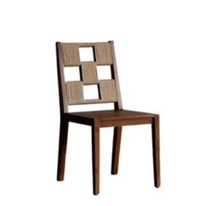 Sillas de comedor hechas de madera de teca antigua de calidad, con acabado impecable y suave, a precio económico. - Product Image 1