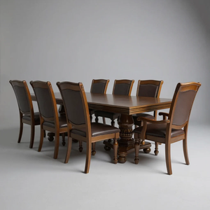 Ensemble de salle à manger minimaliste Lincoln 11 pièces, meubles de luxe modernes pour la maison et l'hôtel - Product Image 5