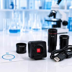 5MP CMOS <b>Microscope</b> Camera with <b>USB</b> Connectivity | High Resolution Imaging for Laboratory Research Equipment and Education Labs - Product Image 2