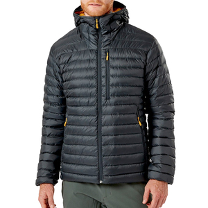 Services OEM ODM Expérimentés – Blousons d'hiver épais pour hommes, 100 % nylon, patchwork, col montant, logo frontal, à capuche – Qualité supérieure - Product Image 1