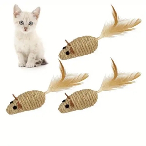 Jouet pour animaux de compagnie en corde de chanvre pour les soins dentaires, le soulagement du stress et les jeux quotidiens - Product Image 5