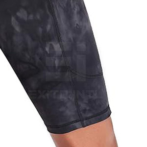 Shorts de yoga respirants à compression, taille haute, sans couture, en spandex/nylon, pour femmes, pour la gym et le fitness - Product Image 4