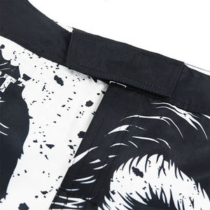 Mens <b>Athletic</b> Running Shorts Eco-Friendly Oxford Fabric Gym Workout Elastic Mid Waist Lightweight Sublimation Printed Shorts - Product Image 4