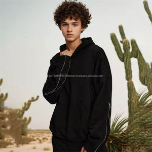Sudaderas con capucha y sudaderas para hombre de alta calidad, informal, sólido, logotipo personalizado, moda, algodón, poliéster, peso pesado, impresión, sudaderas con capucha personalizadas - Product Image 1