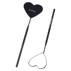 Espejo para Pestañas con Forma de Instrumento Quirúrgico Estilo Dental, Espejo para Extensión de Pestañas de Marca Privada, Mango Negro - Product Image 1