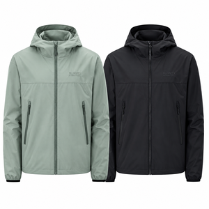 Chaqueta Cortavientos Ligera con Capucha para Hombre, Personalizada OEM, Resistente al Agua, para Deportes al Aire Libre, Directo de Fábrica, Blimpex INT - Product Image 1
