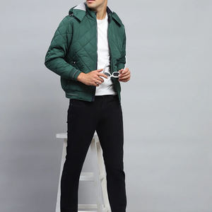 Chaquetas Acolchadas para Hombre de Alta Calidad OEM, Diseño Personalizado de Moda Invernal, Estilo Urbano, Cuello Alto de Lona, Transpirables - Product Image 6