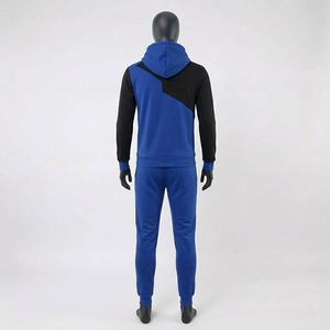 Ensemble de survêtement en polaire tendance, streetwear, ensemble assorti, coton, polyester, durable, vêtements de sport d'hiver, survêtements en polaire - Product Image 3
