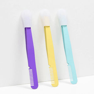 Pinza para Cejas de Acero Inoxidable de Alta Calidad, Bajo MOQ, Punta Inclinada, Reutilizable, Duradera, Hecha a Mano, Antiestática - Product Image 5