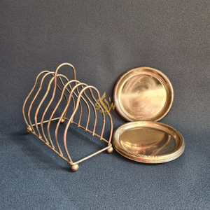 Creative Design High Quality Brass <b>Coaster</b> and Metal <b>Drink</b> <b>Coasters</b> Handcrafted Tabletop Metal <b>Coaster</b> Holder with Cheap Price - Product Image 3