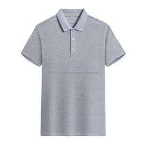Camisa Polo de Seda de Manga Corta con Diseño Sólido y Bordado de Logotipo Personalizado OEM, Cuello Solapa, 100% Algodón Tejido, Estilo Cultural Oscuro - Product Image 3
