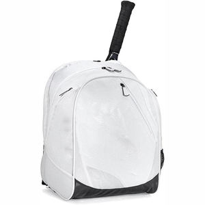 Mochila Deportiva de Gran Capacidad para Equipo de Tenis, Tela de Nailon Blanca Premium para Partidos Competitivos y Entrenamiento - Product Image 1