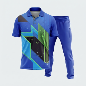 Camiseta de Cricket de Primera Calidad, Corte Regular, Logotipo del Equipo, Cuello Camisero, Transpirable, 100% Poliéster, Secado Rápido, Antibacteriana - Product Image 4