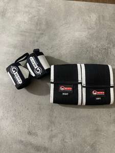 สายรัดข้อมือยืดหยุ่นสำหรับออกกำลังกายและสายรัดข้อมือแบบกดรัดน้ำหนักเบา ปรับได้ เหมาะสำหรับยกน้ำหนัก - Product Image 2