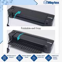 Plastifieuse professionnelle de haute qualité A3 A4 A5 A6 A7 à chaud et à froid, 2x150 microns, avec réglage de la température pour usage professionnel et domestique