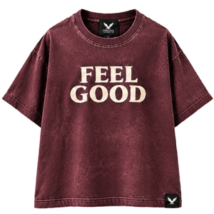 เสื้อยืดโอเวอร์ไซส์สีแดงเลือดหมูสำหรับผู้ชาย ลายพิมพ์ลายเพสลีย์ทั่วตัว คอกลม แขนสั้น สไตล์สตรีทแวร์ลำลอง - Product Image 1