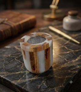 Brûleur et support d'encens chinois faits à la main en bois de santal pour encens, bois d'agar et oud, diffuseur d'aromathérapie, parfum d'ambiance religieux pour la maison - Product Image 3