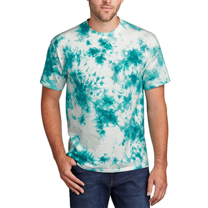 T-shirt pour homme en coton 100% tie-dye, respirant, col rond, manches courtes, sublimation et impression, qualité supérieure, OEM - Product Image 6