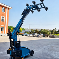 Robot de levage de verre mobile pour la construction de façades, dispositif de levage de verre par aspiration