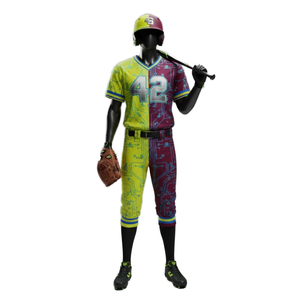 Uniforme de baseball personnalisé de haute qualité, respirant, imprimé numériquement, ensembles de maillot et de pantalon pour les vêtements d'équipe - Product Image 1