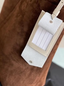 Étiquettes de bagages en cuir gravées sur mesure, accessoires de voyage en cuir véritable personnalisés en gros, fabricant LTG-0364 - Product Image 6