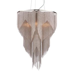 Nyxora Atelier – Suspension moderne en fer forgé, écologique, avec pompon noir, légère et durable, pour salon, décoration intérieure, Diwali - Product Image 2