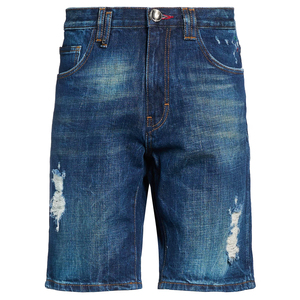 Shorts en jean décontractés pour hommes de haute qualité, respirants, longueur genou, coupe classique, pour adultes - Product Image 1