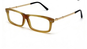 Gafas Horn Unisex Hechas a Mano con Monturas Naturales a Rayas, Ligeras, Cómodas, con un Look Juvenil y Profesional - Product Image 5