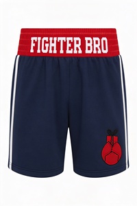 Shorts de boxe légers en polyester, graphismes personnalisés par sublimation, logo brodé, respirants, entraînement de combat, taille personnalisée - Product Image 4