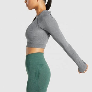 Ensemble de yoga 2 pièces Fitness pour femmes, vêtements de sport sans coutures, mode personnalisée, taille haute, cordon de serrage, ensembles de yoga pour femmes - Product Image 3
