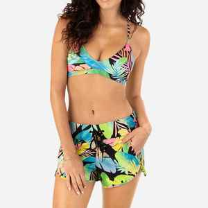 Shorts de plage pour femmes, qualité export standard, matière respirante à séchage rapide, logo personnalisé imprimé numériquement, streetwear. - Product Image 3