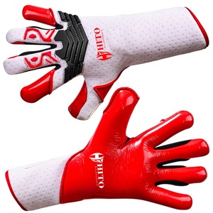 Gants de gardien de but de football sur mesure de haute qualité, avec impression en silicone sur le dos et contact Letax sur la paume avant, coupe négative professionnelle - Product Image 4