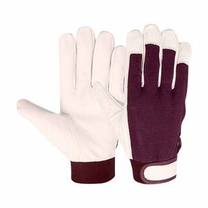 Guantes de Trabajo de Piel de Oveja de Alta Calidad, Suaves y Cómodos, Resistentes a la Abrasión, Guantes de Protección Personal para Jardinería - Product Image 2